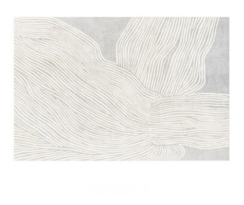 Grey Thick Soft Modern Rugs for Living Room, Dining Room Modern Rugs, Modern Living Room Rugs, Contemporary Rugs for Bedroom
