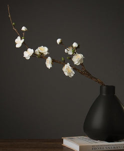 White and Pink Plum Artificial Flowers, Artificial Botany Plants, Silk Flower Arrangement, Plum Flower, Simple Flower Arrangement for Home Decoration-ArtWorkCrafts.com