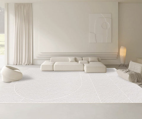 Geometric Modern Rugs for Dining Room, Simple Modern Carpets for Interior Design, Abstract Geometric Modern Rugs for Living Room, Soft Modern Rugs for Bedroom