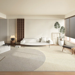 Contemporary Abstract Rugs under Dining Room Table, Large Modern Rugs for Living Room, Mid Century Modern Rugs for Bedroom-ArtWorkCrafts.com