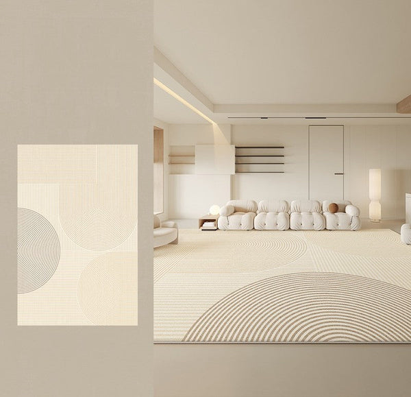 Oversized Modern Rug for Living Room, Bedroom Floor Rugs, Geometric Contemporary Rugs for Dining Room, Extra Large Modern Rugs for Living Room-ArtWorkCrafts.com
