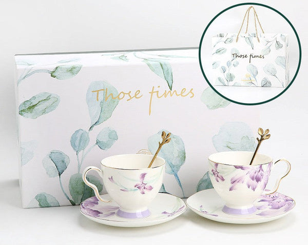 Luxury Tea Cup with Saucer, Elegant Coffee Cup, Porcelain Coffee Cup, Ceramic Tea Cup Set, Porcelain Tea cups, British Tea Cup Set, Afternoon Tea Cup with Saucer Set-ArtWorkCrafts.com