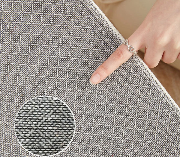 Modern Runner Rugs Next to Bed, Contemporary Runner Rugs for Living Room, Blue Runner Rugs for Hallway, Bathroom Runner Rugs, Kitchen Runner Rugs-ArtWorkCrafts.com