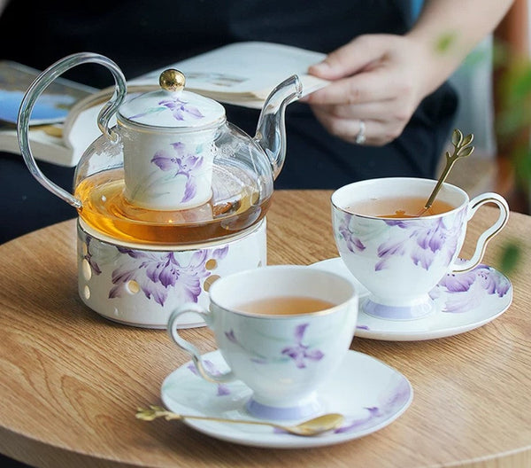 Luxury Tea Cup with Saucer, Elegant Coffee Cup, Porcelain Coffee Cup, Ceramic Tea Cup Set, Porcelain Tea cups, British Tea Cup Set, Afternoon Tea Cup with Saucer Set-ArtWorkCrafts.com