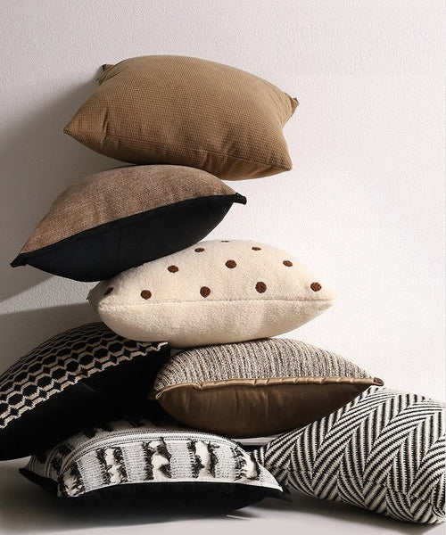 Modern Sofa Pillows, Geometric Modern Sofa Pillows, Decorative Pillows for Couch, Contemporary Throw Pillows, Modern Pillows for Dining Room-ArtWorkCrafts.com