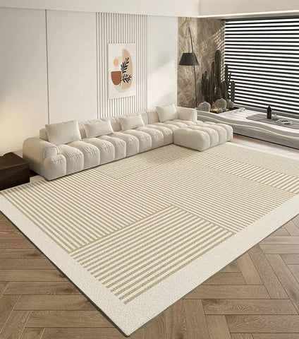 Abstract Contemporary Rugs for Bedroom, Large Modern Rugs in Living Room, Modern Rugs under Sofa, Dining Room Floor Rugs, Modern Rugs for Office-ArtWorkCrafts.com
