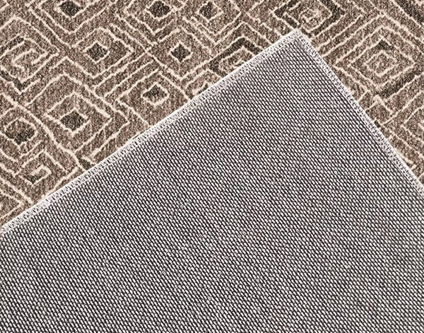 Brown Modern Rug Ideas for Bedroom, Large Modern Rugs for Living Room, Abstract Geometric Modern Rugs, Modern Rugs for Dining Room-ArtWorkCrafts.com