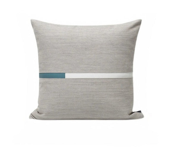 Large Simple Modern Pillows, Gray Modern Throw Pillows for Couch, Decorative Modern Sofa Pillows, Modern Simple Throw Pillows for Dining Room-ArtWorkCrafts.com