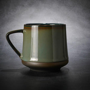 Latte Coffee Cup, Large Tea Cup, Large Pottery Coffee Cup, Ceramic Coffee Mug, Handmade Coffee Cup-ArtWorkCrafts.com