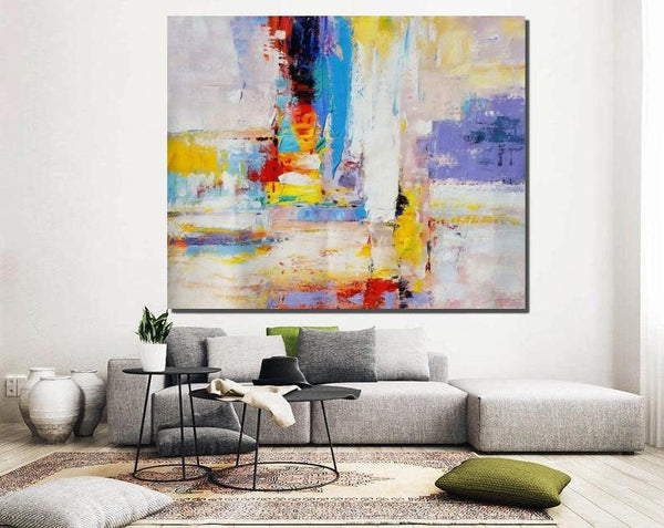 Modern Wall Painting, Contemporary Acrylic Art, Modern Paintings for Bedroom, Living Room Wall Paintings, Hand Painted Canvas Painting-ArtWorkCrafts.com