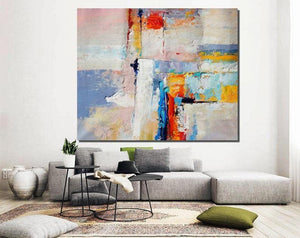 Large Paintings for Dining Room, Living Room Canvas Painting, Contemporary Abstract Art Paintings, Simple Acrylic Painting Ideas-ArtWorkCrafts.com