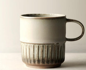 Handmade Ceramic Coffee Mug, Large Capacity Coffee Cup, Large Pottery Coffee Cup, Large Tea Cup-ArtWorkCrafts.com