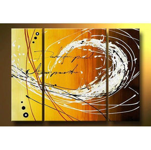 Bedroom Wall Art Paintings, Modern Abstrct Painting, Living Room Wall Art Ideas, 3 Piece Canvas Paintnig, Large Abstract Paintings-ArtWorkCrafts.com