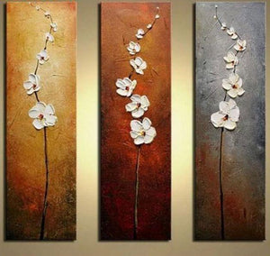 Acrylic Flower Paintings, Acrylic Wall Art Painting, Flower Abstract Painting, Dining Room Wall Art Ideas, Texture Painting, Acrylic Painting for Sale-ArtWorkCrafts.com