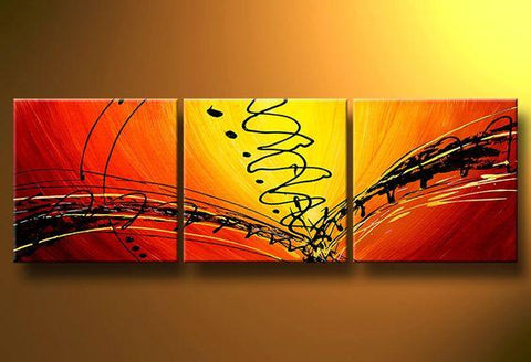 Large Abstract Painting, Abstract Lines Painting, Extra Large Painting on Canvas, Simple Modern Art, Hand Painted Canvas Art-ArtWorkCrafts.com