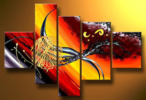 Modern Canvas Painting, Abstract Art on Canvas, Acrylic Painting for Sale, Huge Painting for Living Room, Simple Modern Art-ArtWorkCrafts.com