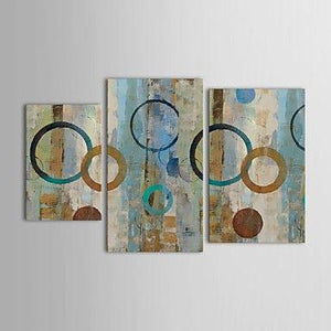 Modern Wall Art Paintings, 3 Piece Wall Art, Abstract Acrylic Paintings, Hand Painted Acrylic Paintings-ArtWorkCrafts.com