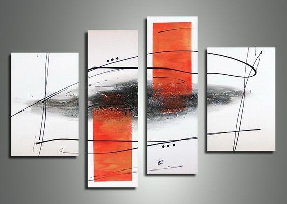 Acrylic Painting Abstract, Modern Wall Art Painting, Contemporary Wall Paintings, Living Room Wall Art-ArtWorkCrafts.com