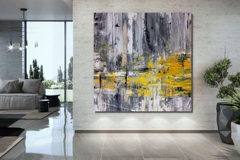Bedroom Wall Painting, Large Paintings for Living Room, Hand Painted Acrylic Painting, Modern Contemporary Art, Modern Paintings for Dining Room-ArtWorkCrafts.com