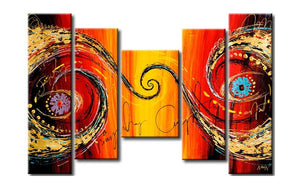 Acrylic Painting Abstract, Modern Paintings, Contemporary Artwork, Living Room Wall Paintings, Simple Modern Art-ArtWorkCrafts.com