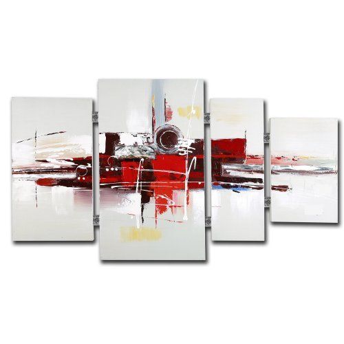Acrylic Painting on Canvas, Living Room Wall Art, Modern Contemporary Painting, Acrylic Wall Art Paintings-ArtWorkCrafts.com