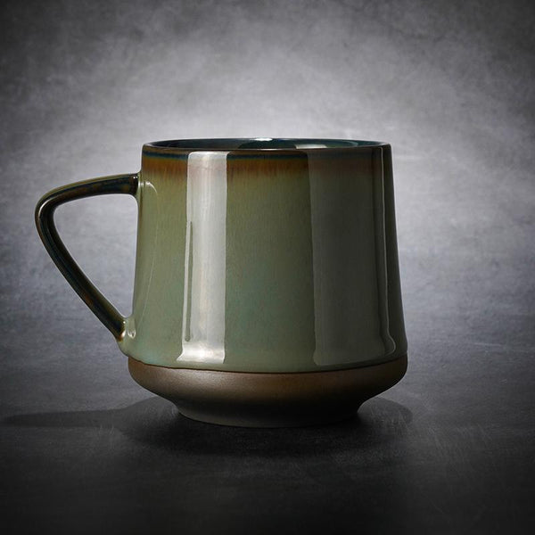 Large Tea Cup, Large Pottery Coffee Cup, Ceramic Coffee Mug, Latte Coffee Cup, Handmade Coffee Cup-ArtWorkCrafts.com