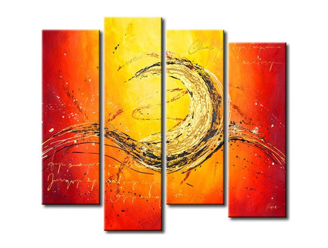 Modern Contemporary Paintings, Living Room Canvas Painting, Acrylic Painting Abstract, Bedroom Wall Art Painting-ArtWorkCrafts.com