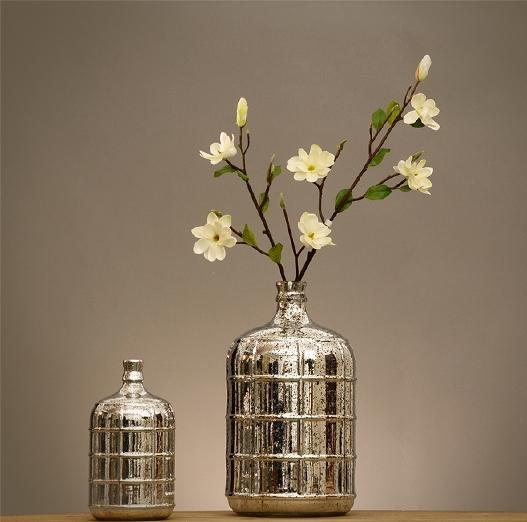 Artificial White Magnolia Stem, Artificial Flower, Silk Flowers, Flux Flowers, Artificial Floral-ArtWorkCrafts.com