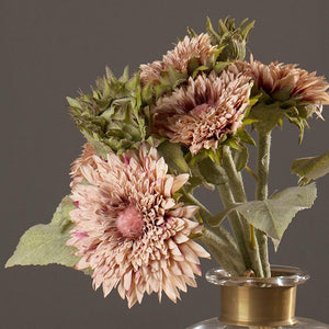 Large Gerberas Artificial Flowers, Autumn Arrangement, Table centerpiece, Sunflower-ArtWorkCrafts.com