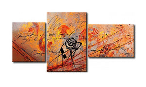Hand Painted Artwork, Acrylic Painting Abstract, Texture Painting, 3 Piece Wall Art, Abstract Acrylic Paintings-ArtWorkCrafts.com