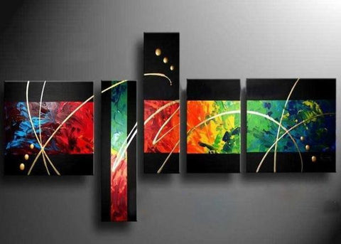 Living Room Wall Art, Modern Paintings, Contemporary Wall Art Painting, Acrylic Contemporary Artwork-ArtWorkCrafts.com