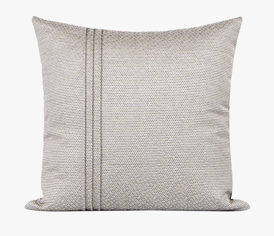 Decorative Throw Pillows for Couch, Large Modern Sofa Throw Pillows, Light Grey Abstract Contemporary Throw Pillow for Living Room-ArtWorkCrafts.com