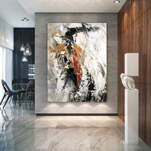 Contemporary Modern Artwork, Large Modern Canvas Painting, Wall Art for Bedroom, Hand Painted Wall Art Painting-ArtWorkCrafts.com