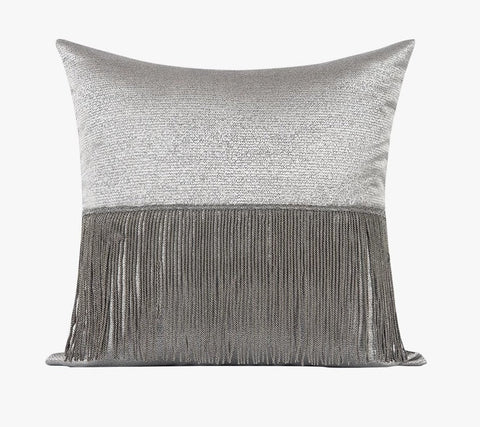 Decorative Throw Pillows for Couch, Abstract Contemporary Throw Pillow for Living Room, Large Grey Modern Sofa Throw Pillows-ArtWorkCrafts.com