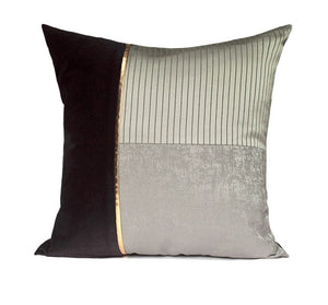 Decorative Throw Pillow for Couch, Grey Modern Sofa Pillows, Modern Throw Pillows for Sofa-ArtWorkCrafts.com