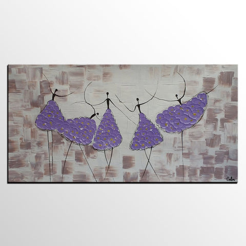 Simple Contemporary Paintings, Wall Art Painting, Buy Wall Art Online, Ballet Dancer Painting, Abstract Painting for Sale, Original Artwork-ArtWorkCrafts.com