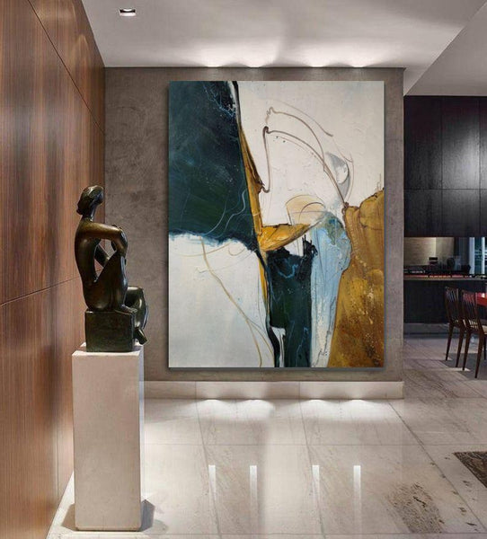Large Abstract Paintings on Canvas, Hand Painted Canvas Art, Acrylic Paintings for Living Room, Large Painting for Sale-ArtWorkCrafts.com