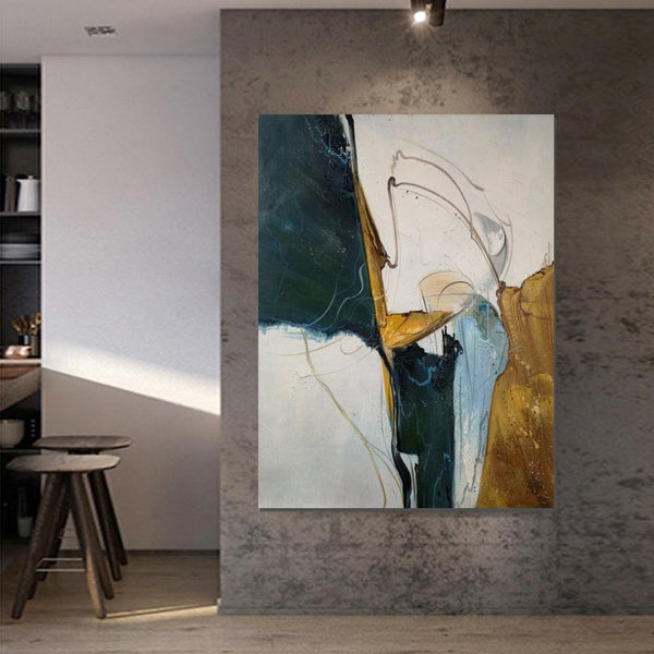 Large Abstract Paintings on Canvas, Hand Painted Canvas Art, Acrylic Paintings for Living Room, Large Painting for Sale-ArtWorkCrafts.com