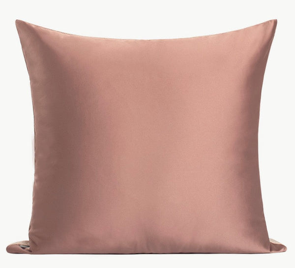 Pink Modern Sofa Throw Pillows, Large Decorative Throw Pillows for Couch, Abstract Contemporary Throw Pillow for Living Room-ArtWorkCrafts.com