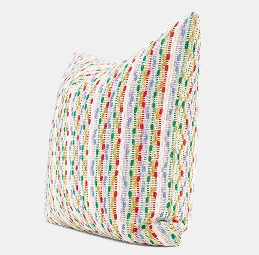 Multicolor Square Modern Throw Pillows for Couch, Colorful Contemporary Modern Sofa Pillows, Simple Decorative Throw Pillows, Large Throw Pillow for Interior Design-ArtWorkCrafts.com