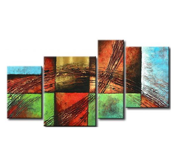 Contemporary Wall Art Painting, Abstract Painting Acrylic, Living Room Wall Paintings, Texture Wall Art-ArtWorkCrafts.com