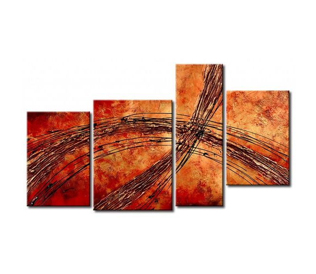 Modern Wall Art Painting, Abstract Painting Acrylic, Contemporary Wall Paintings, Living Room Wall Art-ArtWorkCrafts.com