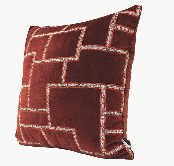 Flannelette Modern Sofa Throw Pillows, Abstract Contemporary Throw Pillow for Living Room, Large Decorative Throw Pillows for Couch-ArtWorkCrafts.com