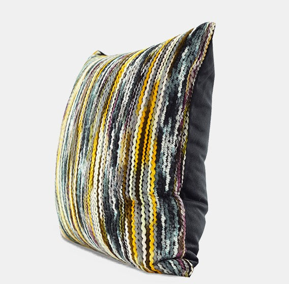 Modern Square Throw Pillows for Couch, Colorful Decorative Throw Pillows, Large Abstract Contemporary Throw Pillow for Interior Design-ArtWorkCrafts.com