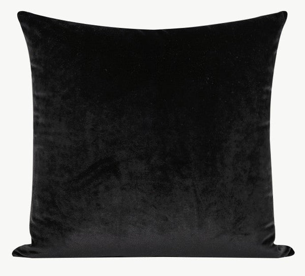 Contemporary Throw Pillow for Living Room, Modern Square Pillows, Abstract Black Throw Pillows for Couch, Simple Modern Sofa Throw Pillows-ArtWorkCrafts.com