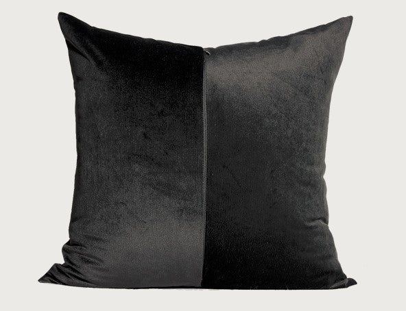 Black Grey Modern Sofa Pillows, Modern Pillows for Living Room, Decorative Modern Pillows for Couch, Contemporary Throw Pillows-ArtWorkCrafts.com