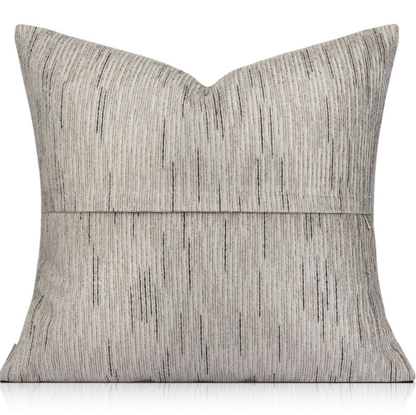 Grey Modern Pillows for Couch, Large Modern Sofa Cushion, Decorative Pillow Covers, Abstract Decorative Throw Pillows for Living Room-ArtWorkCrafts.com