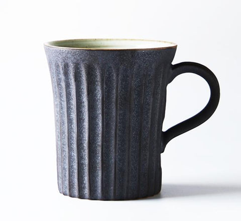 Latte Coffee Mug, Large Capacity Coffee Cup, Large Tea Cup, Handmade Pottery Coffee Cup-ArtWorkCrafts.com