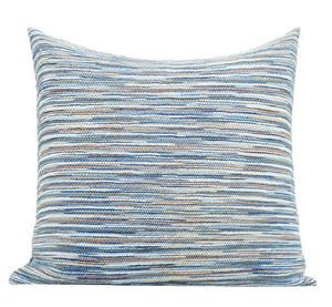Abstract Blue Modern Sofa Pillows, Large Decorative Throw Pillows, Contemporary Square Modern Throw Pillows for Couch, Simple Throw Pillow for Interior Design-ArtWorkCrafts.com