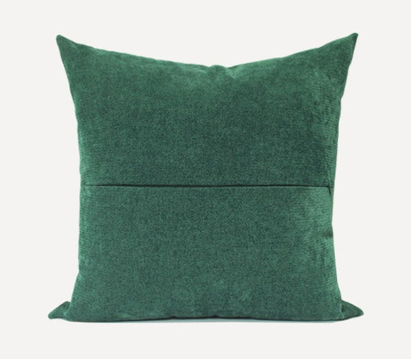 Simple Modern Pillows for Living Room, Decorative Pillows for Couch, Green Modern Sofa Pillows, Modern Sofa Pillows, Contemporary Throw Pillows-ArtWorkCrafts.com